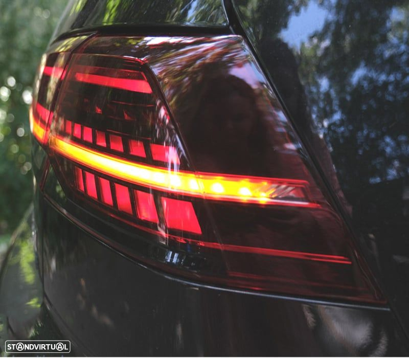 FAROLINS LED VOLKSWAGEN VW GOLF 7 7.5 12-20 INDICADORES DINÂMICOS VERMELHO - 2