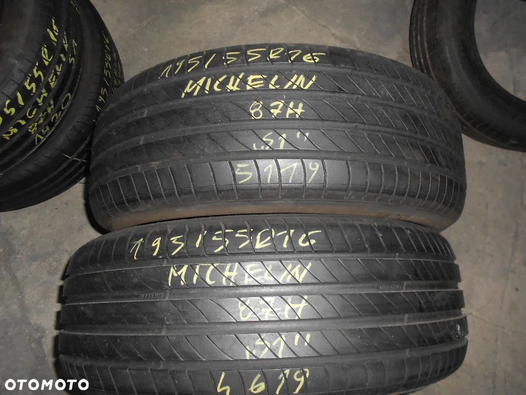 OPONY 195/55R16 MICHELIN PRIMACY 4 S1 DOT 5119 7MM - 1