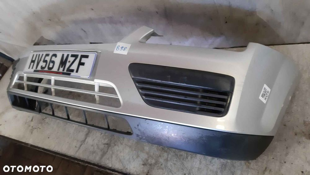 ^ ZDERZAK PRZÓD PRZEDNI FORD FOCUS MK.2 II 03 SREBRNY HALOGENY - 3