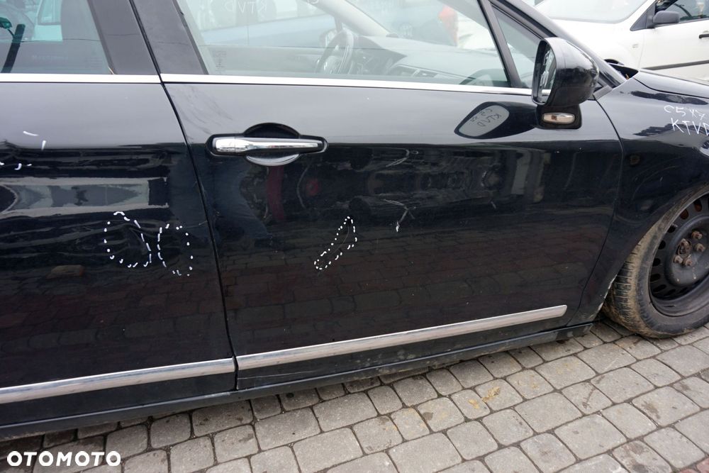 DRZWI PRZEDNIE PRAWE C5 III X7 KOMBI KTVD  CZARNY CITROEN 2008-2017 - 2