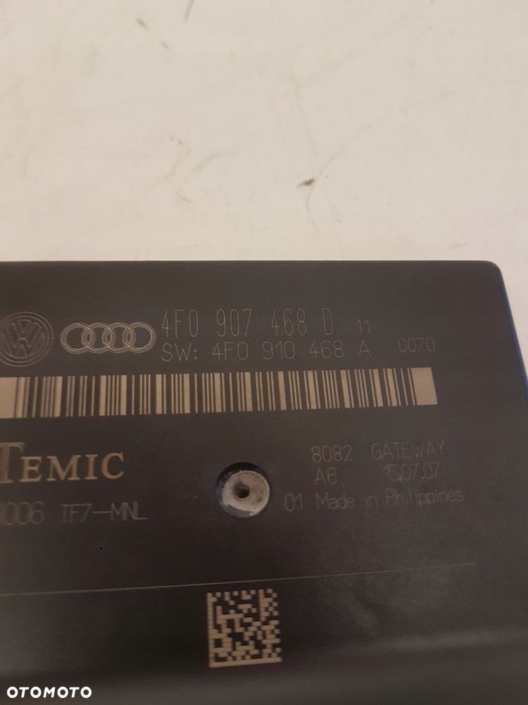 MODUŁ STEROWNIK GATEWAY AUDI A6 C6 4F0907468D - 4