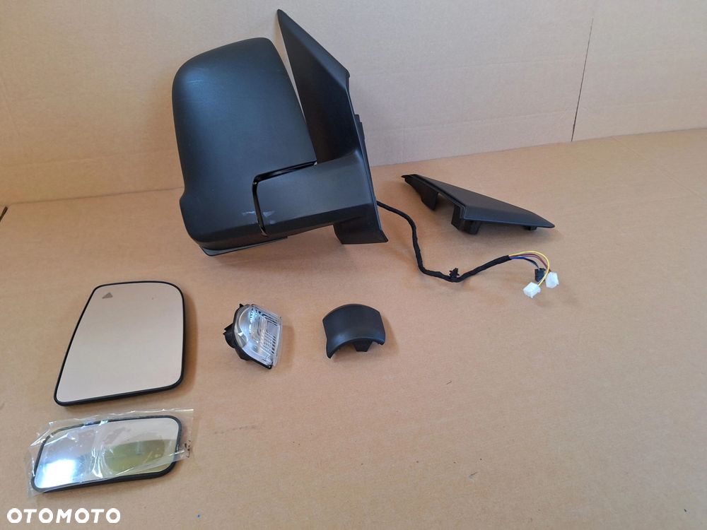 MERCEDES SPRINTER W907 W910 ORYGINAŁ A9108102000 EUROPA 23r 11 PINÓW LUSTERKO ZEWNĘTRZNE PRAWE+TRÓJKĄT ELEKTRYCZNE GRZAN - 1