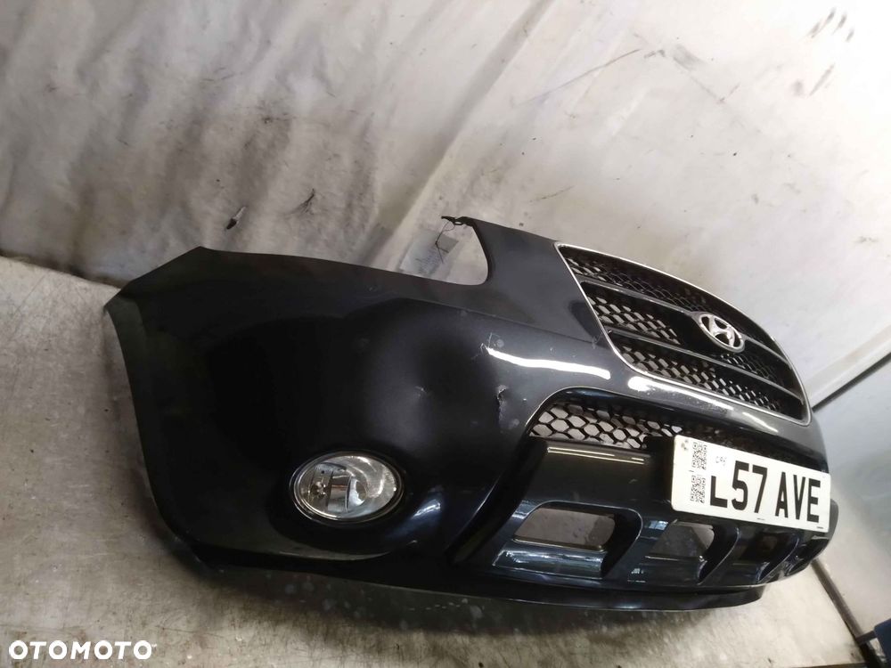 ^ ZDERZAK PRZÓD PRZEDNI HYUNDAI SANTA FE II 2 SZARY GRAFITOWY HALOGENY - 2