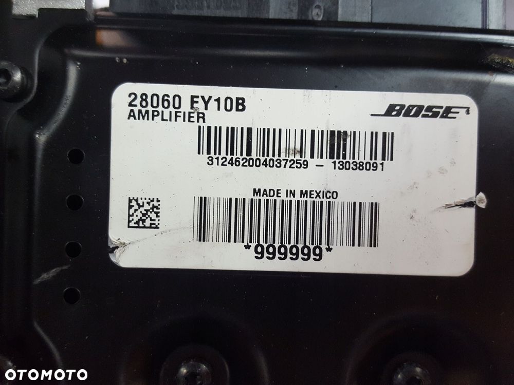 NISSAN QASHQAI I J10 LIFT 10-13r GŁOŚNIKI BOSE WZMACNIACZ SUBWOOFER - 5