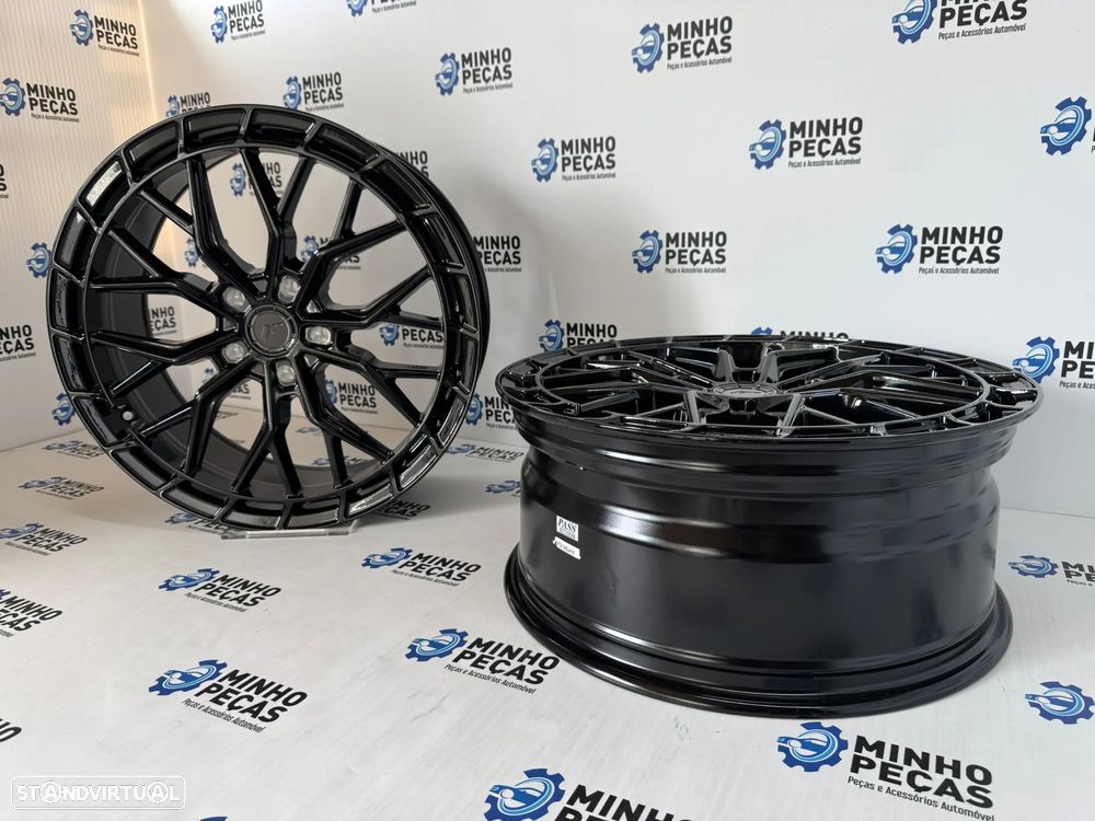 Jantes Japan Racing (JR48) em 20 Preto Brilho - 5