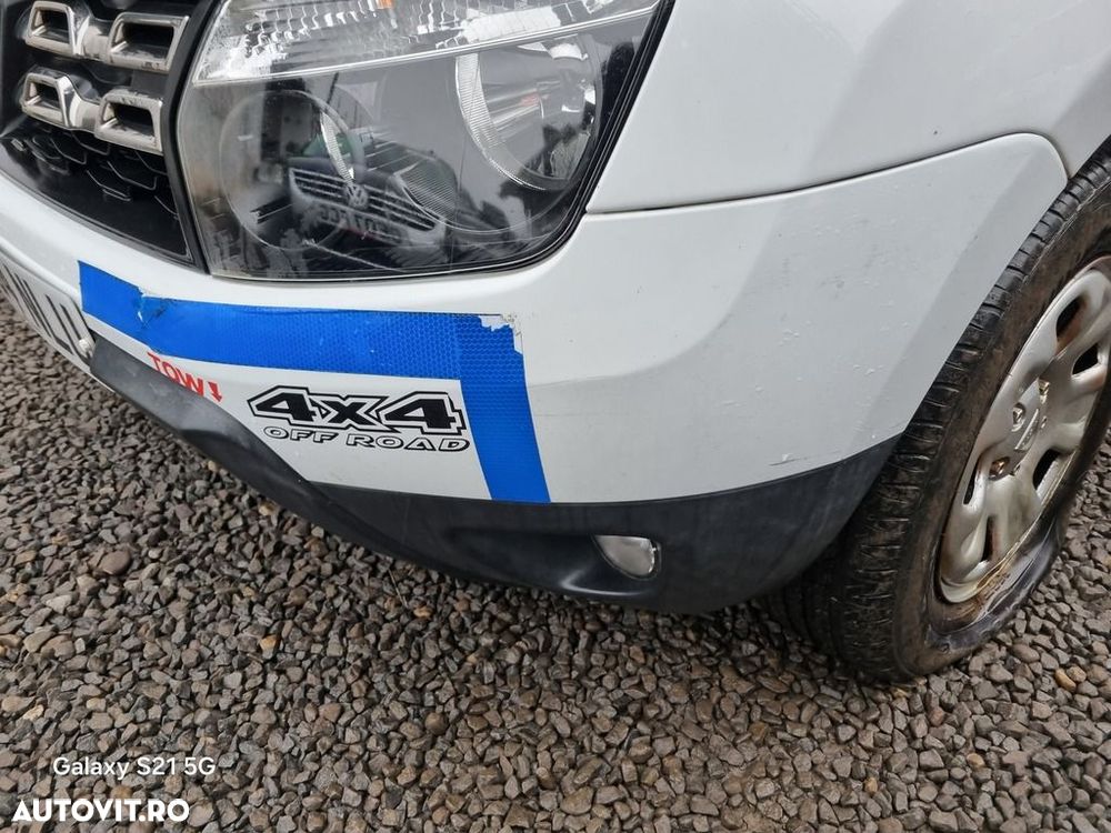Bara fata Dacia Duster Facelift 2014 - 2017 WHITE 0V369 (1418) model fara spalatoare far - 3