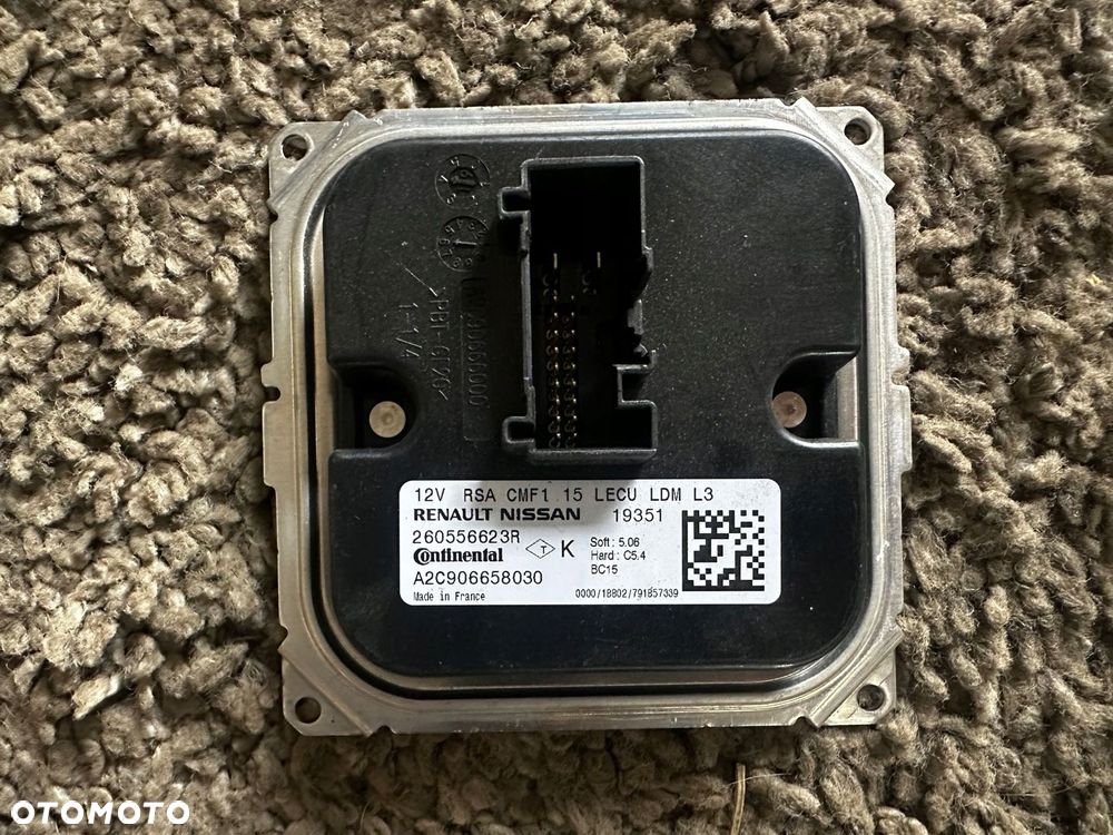 RENAULT CAPTUR II MODUŁ SWIATEŁ STEROWNIK LED 260556623R