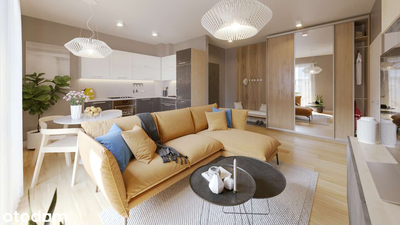 Apartament 2 pokojowy w centrum Dobrzycy - 40 m2 + balkon