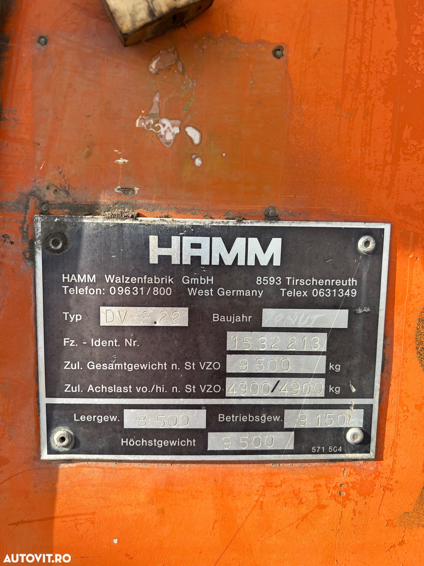Hamm DV6-8 - 4