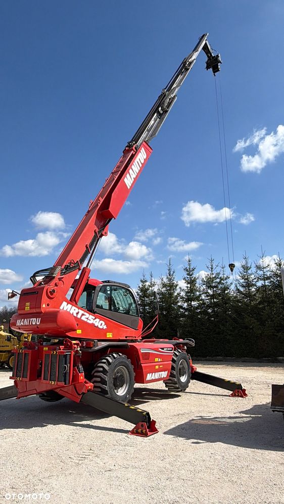 Manitou Ładowarka teleskopowa MANITOU ROTO Mrt 2540 + Privilage 360° obrotowa 2150 2550 1840 PILOT sterowania Kosz Widły manitka silnik Mercedes 2015r Wciagarka dźwig 1 właściciel KLIMA serwisowana Merlo - 14