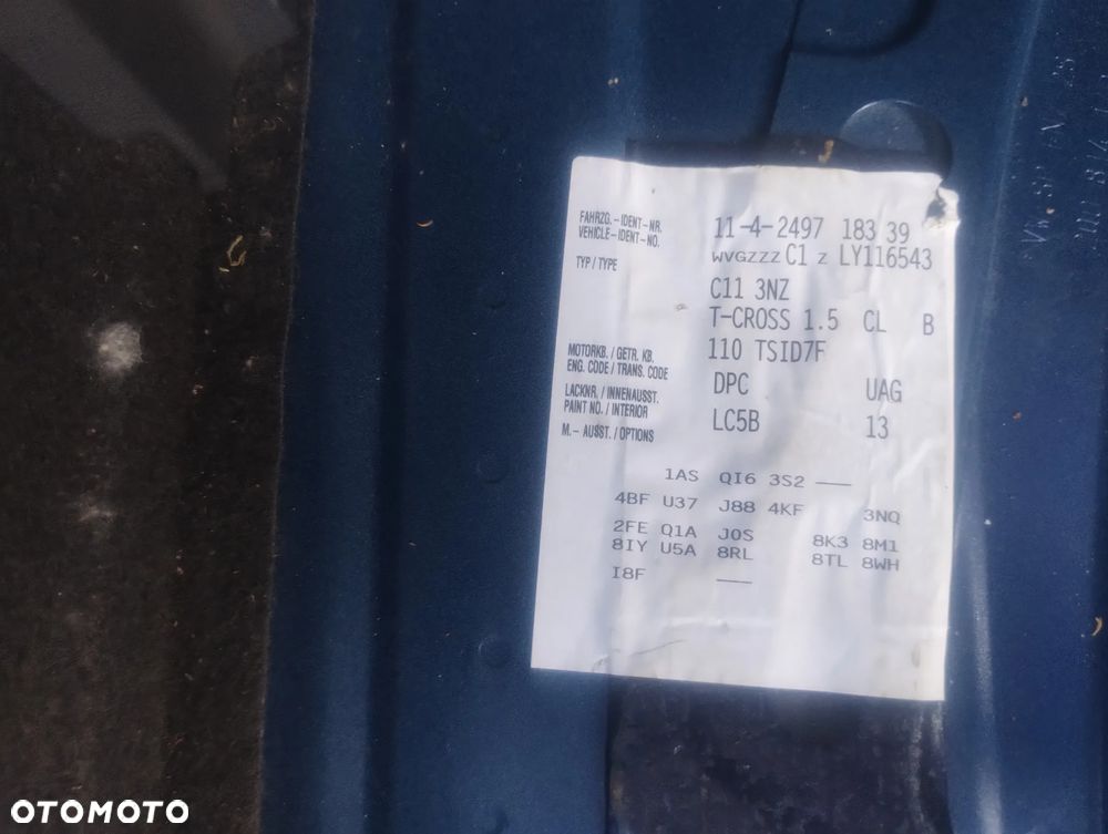 Volkswagen T-Cross 1.5 TSI ACT OPF DSG UNITED - 32