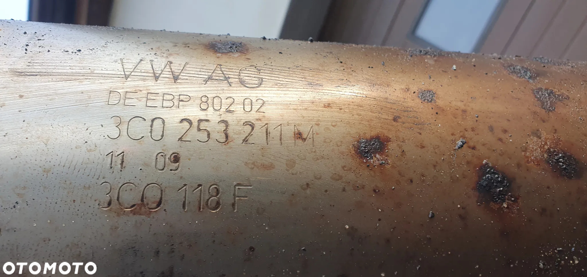 Tłumik końcowy środkowy wydech VW Passat B6 2.0 TDI 3C0253611AF 3C0253211M - 9