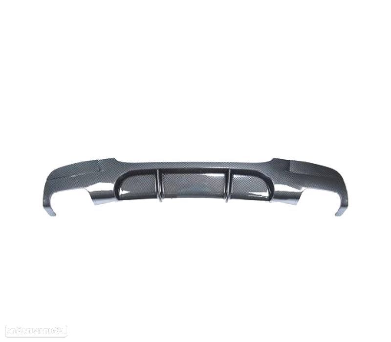 DIFUSOR BMW E90 E91 LOOK M PERFORMANCE CARBONO SAÍDA DUPLA - 2