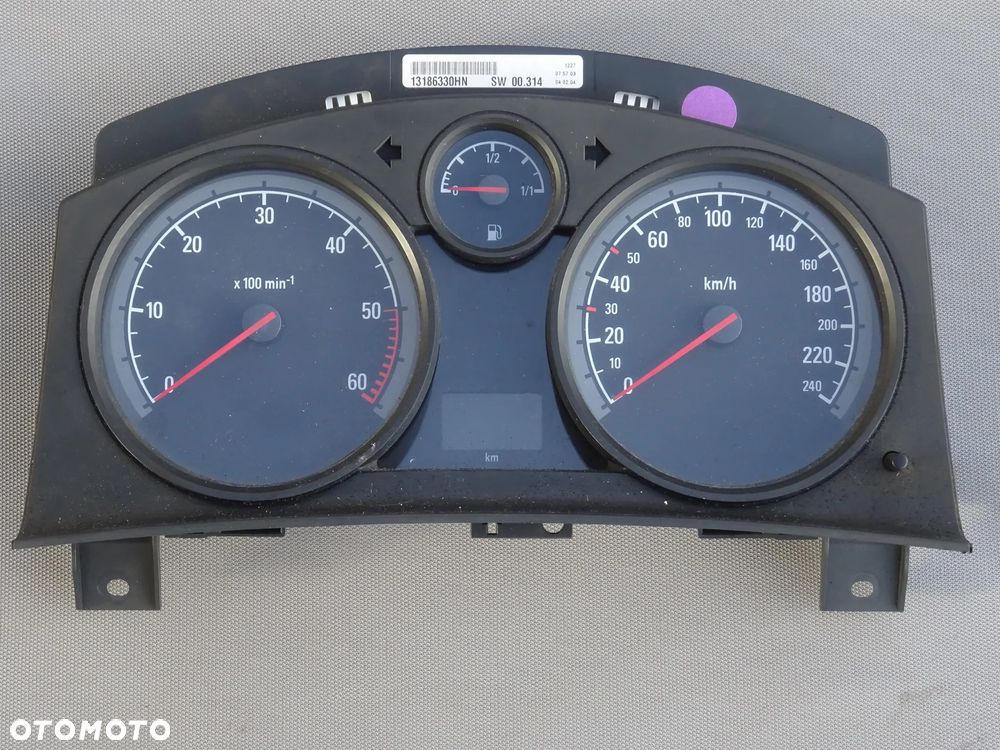 LICZNIK ZEGARY OPEL ASTRA H ZAFIRA B 1,7 1,9 + KOD PIN - 1