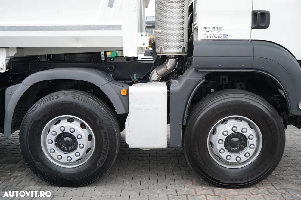 MAN TGS 35.420 / 8x4 / BASCULĂ DUBLĂ / HIDRODOXIE LATERALĂ / BORDMATIC / AUTOMATĂ - 23