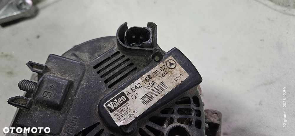 Alternator Mercedes ML W164 3,0 cdi 180A A6421540502 - 4