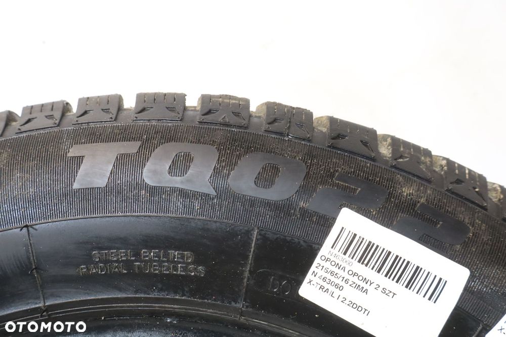 OPONA OPONY 2 SZT TORQUE TQ022 ZIMA  215/65/16 25R - 11