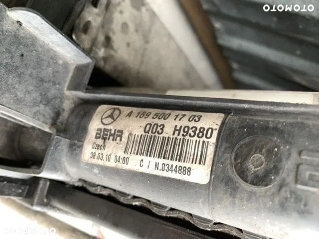 mercedes B 245 belka zderzaka chłodnice cdi woda  klima cooler - 6