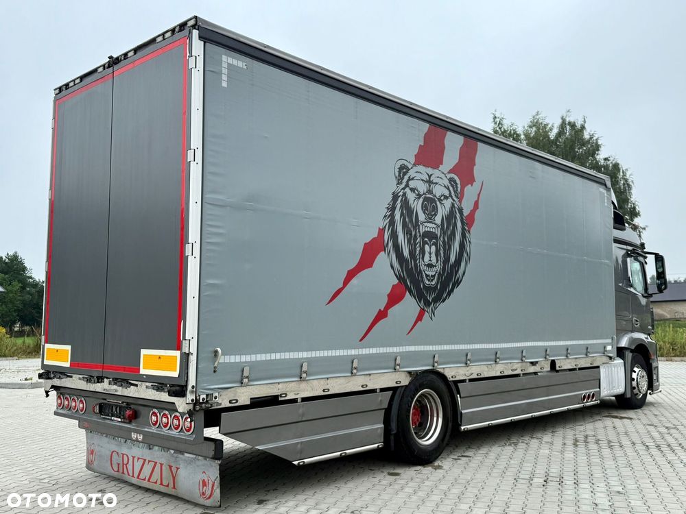 Mercedes-Benz ACTROS 1840 / FIRANKA / 20 EUROPALET / EURO 6 / JEDYNY TAKI / GRIZZLY / SUPER STAN / SERWISOWANY / 2015 ROK / SYPIALKA - 5
