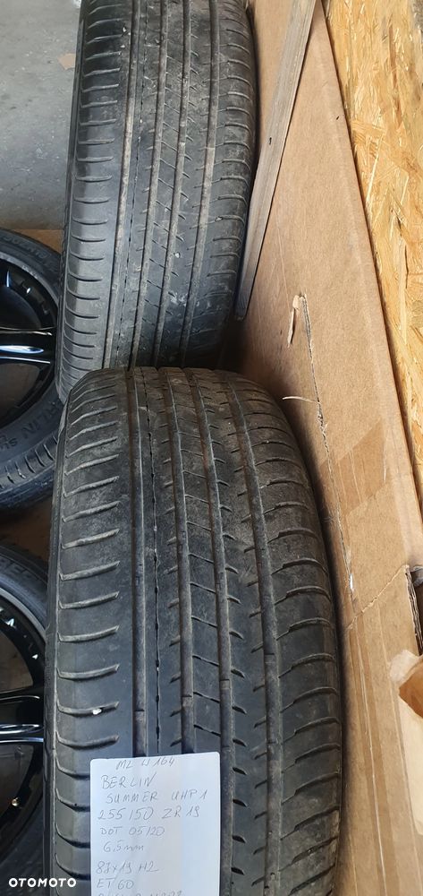 Alufelgi z oponami alusy felgi aluminiowe 5x112 ET60 8J 255/50 R19 Mercedes ML W164 A1644011202 - 8