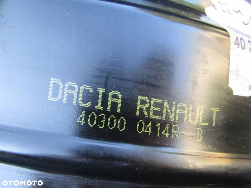 4x Felgi 16 Dacia Duster OE I II / 6,5 j 5x114,3 ET50 / czujniki TPMS - 16