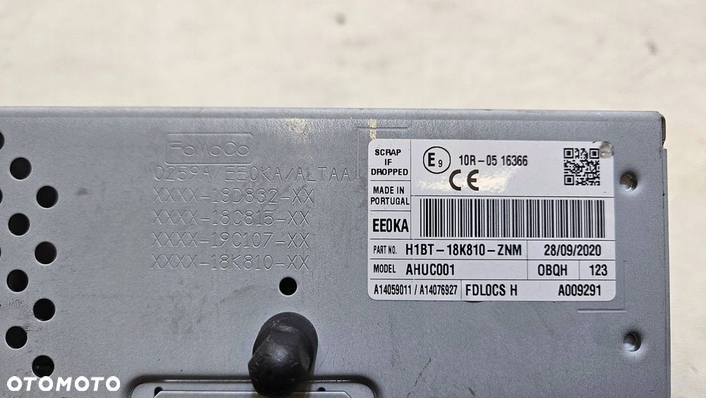 radio nawi ford fiesta mk8 oryginał h1bt-18k810-znm - 5