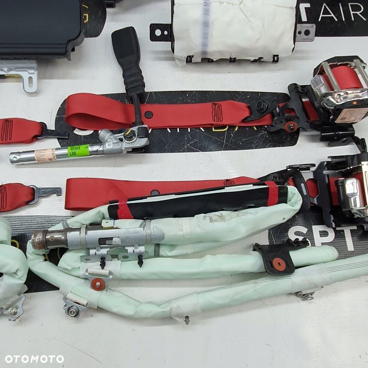 KIA STINGER DESKA ROZDZIELCZA KONSOLA KOKPIT PULPIT PODUSZKI AIRBAG AIR BAG PASY KURTYNY KIT SET - 11