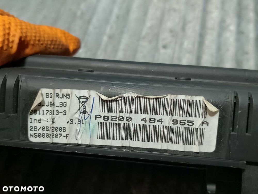 LICZNIK RENAULT SCENIC II ( 03-09 ) 1.5 DCI 8200494955A - 2