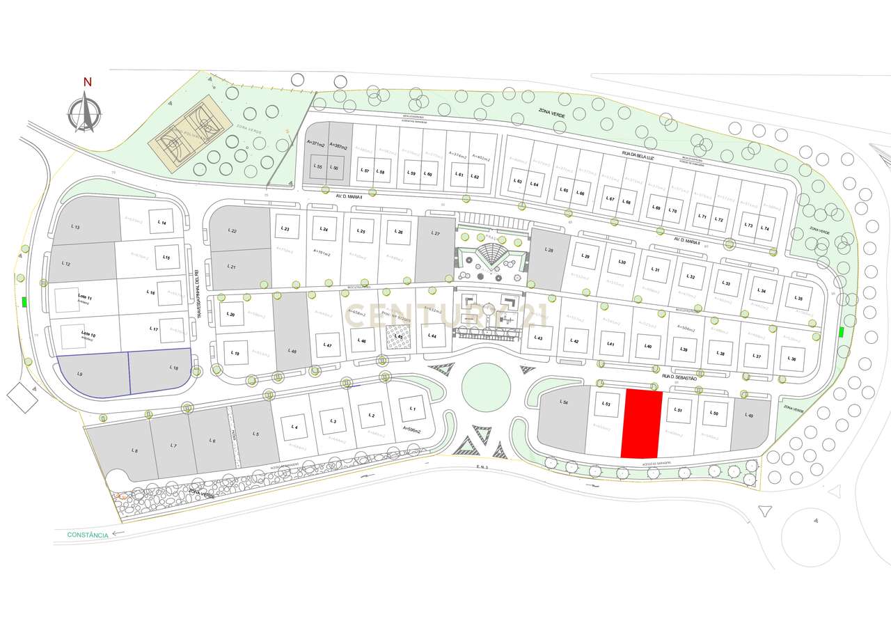 Terreno Urbano para construção de moradia em Constância - Urbanização - Grande imagem: 2/3