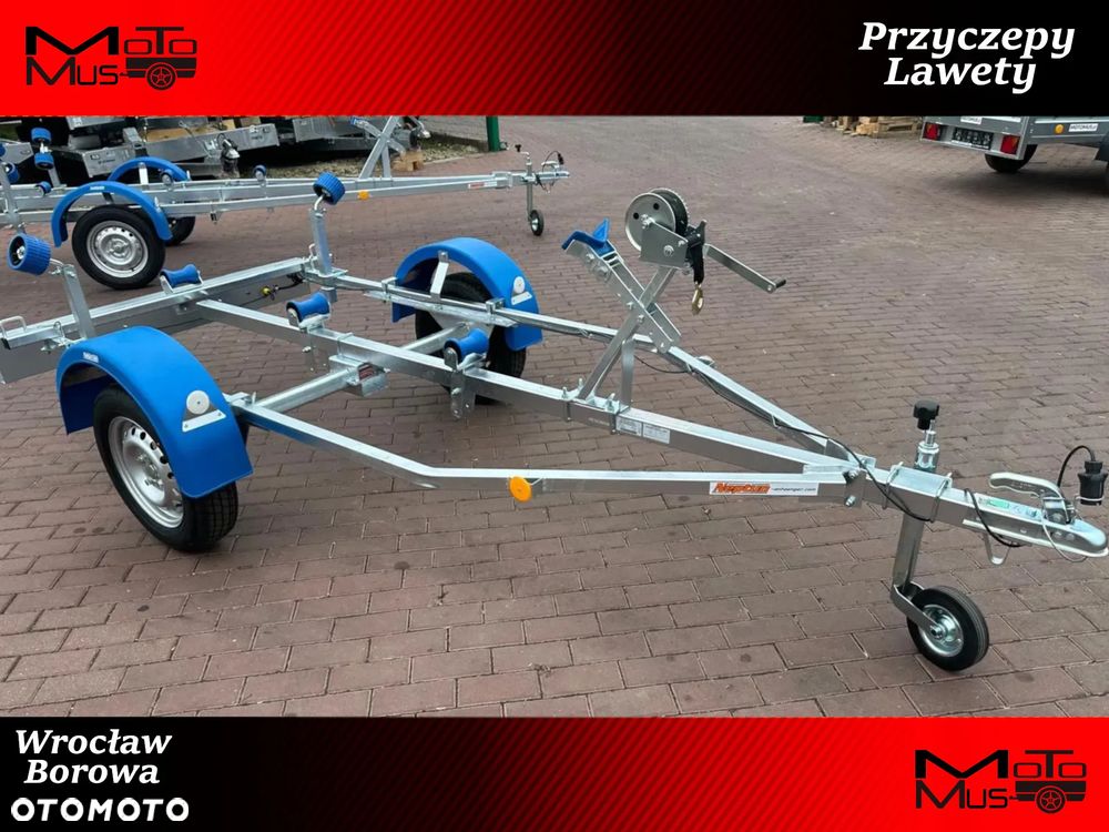 Neptun Przyczepa Neptun N7-12 navy podłodziowa łódź ponton do 4m dostawa pod dom