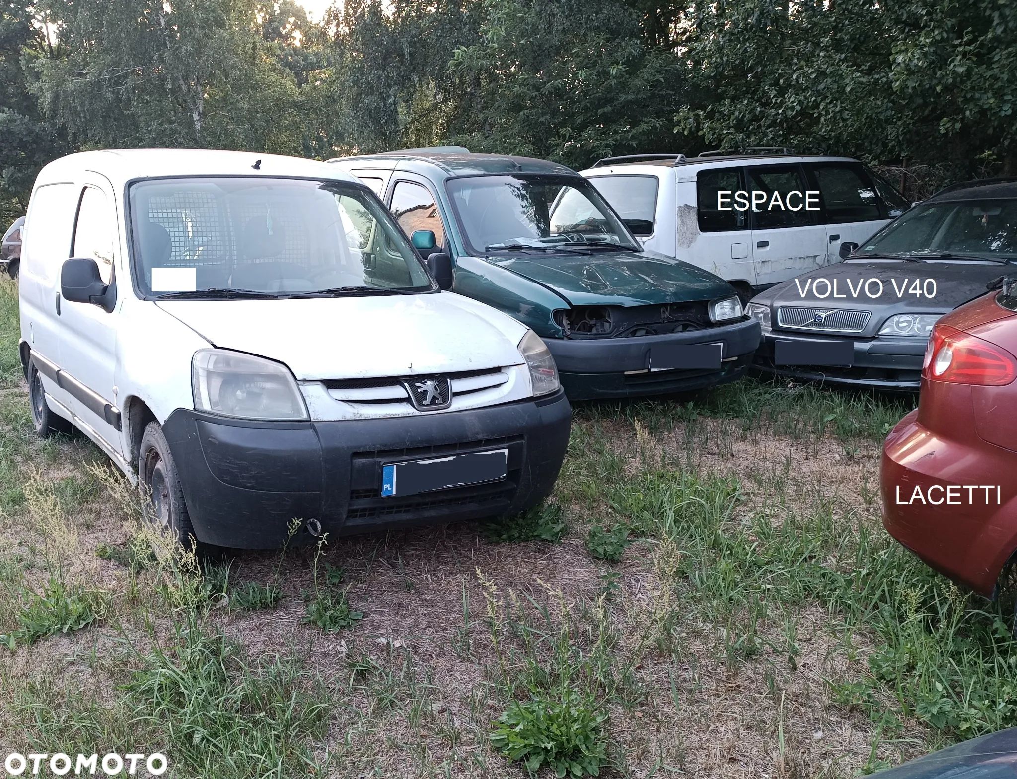 Peugeot Partner Berlingo 206 306 Xsara 1,9D 2,0HDI silnik skrzynia zawieszenie koła szyby zderzaki fotele - 1