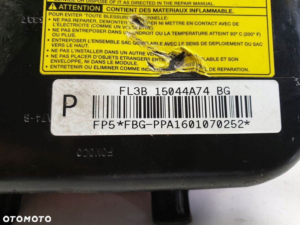 PODUSZKA POWIETRZNA pasażera AIRBAG Ford F150 FL3B15044A74BG - 4