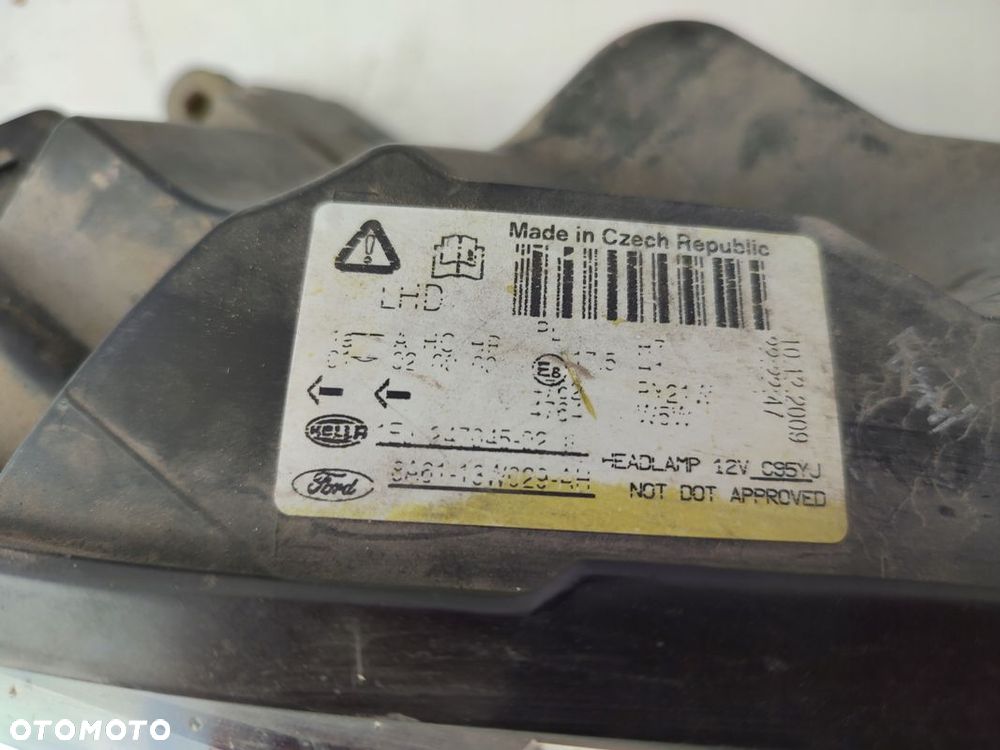 Lampa prawy przód FORD FIESTA MK7 EUROPA 8A61-13W029-AH - 5