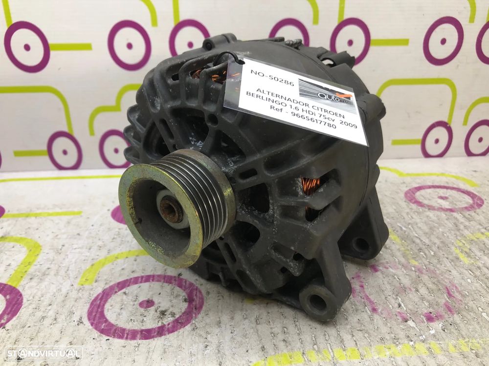 Alternador CITROËN BERLINGO 1.6 HDi 75 16v Ref. 9665617780 - NO. 50286 - 1