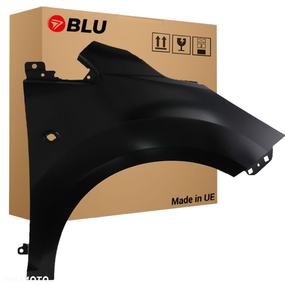 BLU Błotnik FORD KA II 2 9AZC prawy czarny 2008-2015 przód Panther Black - 1