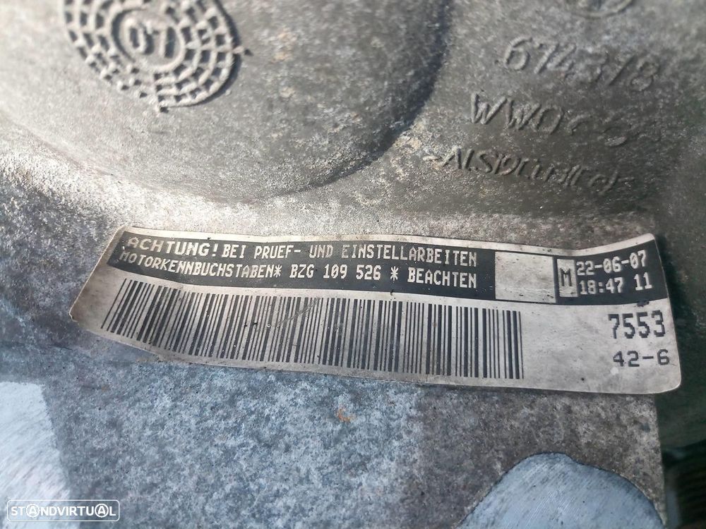 MOTOR COMPLETO VOLKSWAGEN POLO 2007 -BZG - 3