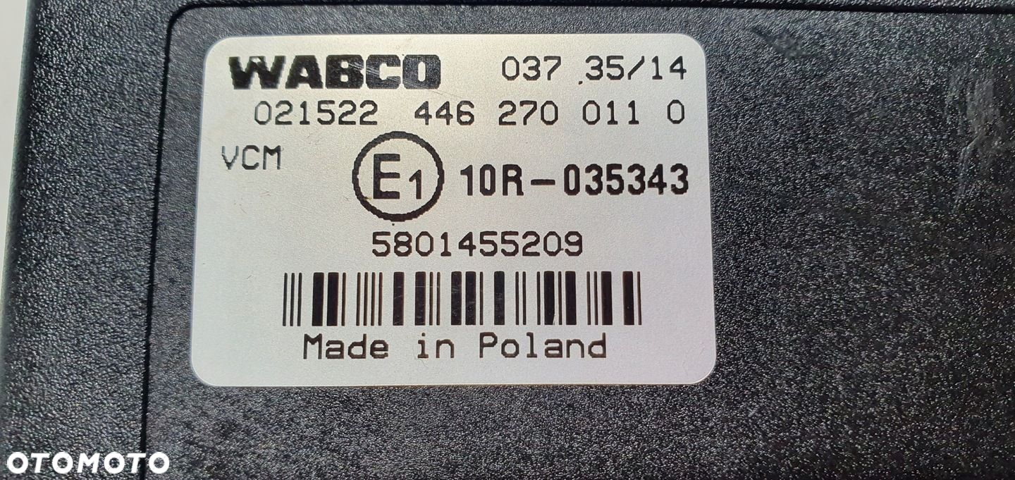 Sterownik Moduł Komputer VCM Iveco Stralis 5801455209 4462700110 - 4