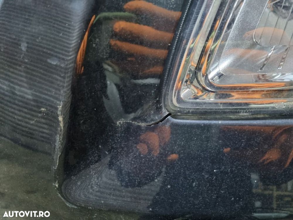 Bara fata Kia Sportage II 2006 - 2010 Negru (1165) model fara spalatoare far - 4