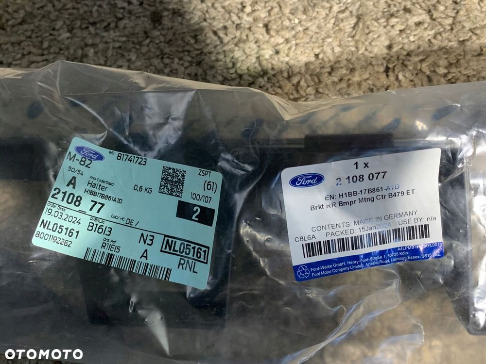 FORD FIESTA MK8 ŚLIZG ZDERZAKA TYŁ H1BB-17B861-A1 - 2