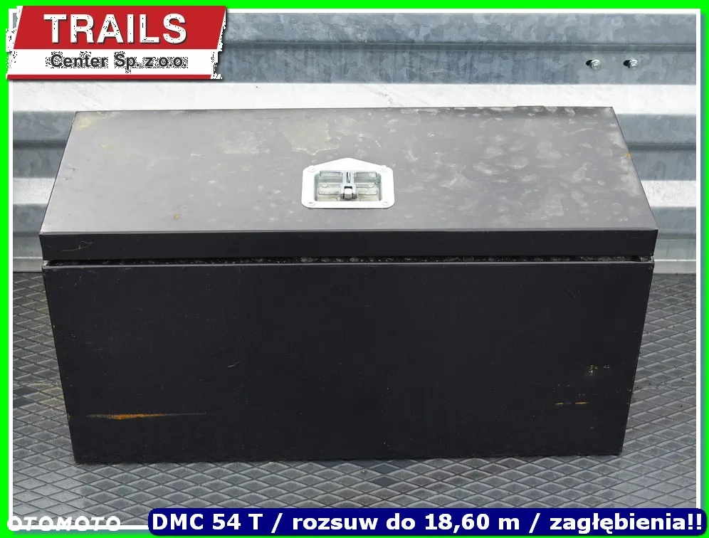 Mega Niskopodłoga dł. 9.50 m, 4 x załębienia na koła, ład. 43 T !!! - 12