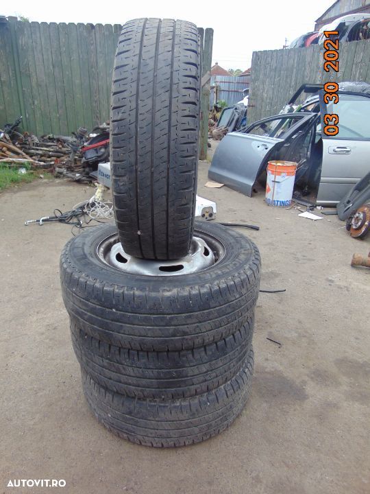 Jante tabla Renault Trafic 2015-2021 Opel Vivaro Nissan NV 300 anvelope 195x70xr15c - 5