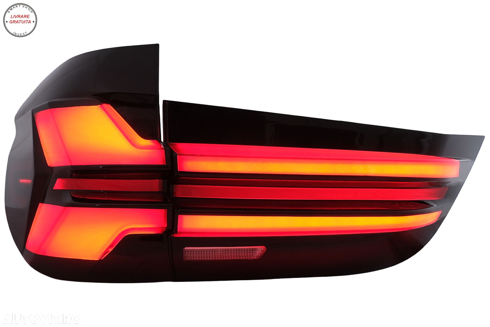 Stopuri Full LED BMW X5 F15 (2013-2018) Conversie la G05 Design- livrare gratuita - 11