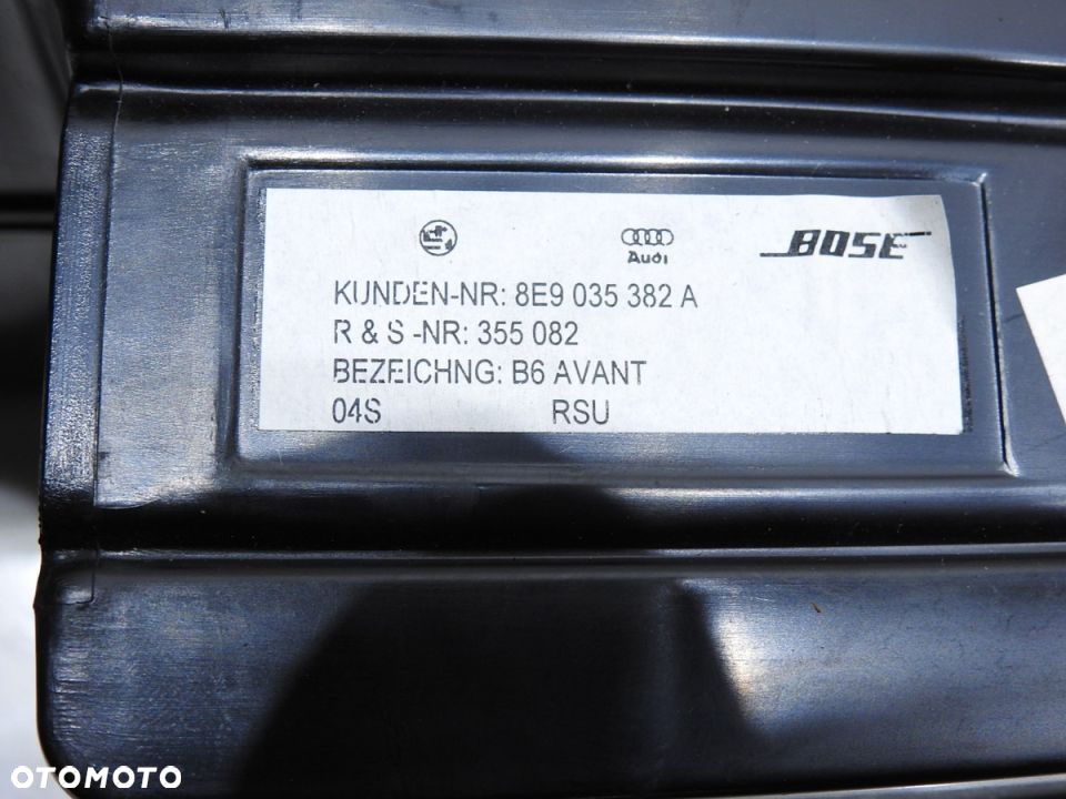 GŁOŚNIK SUBWOOFER AUDI A4 B6 AVANT 8E9035382A - 9