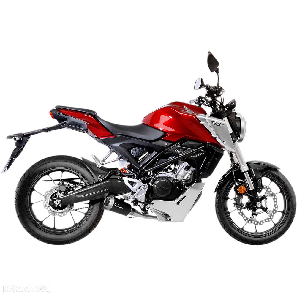 linha completa leovince honda cb 125 r - 15221b - 2