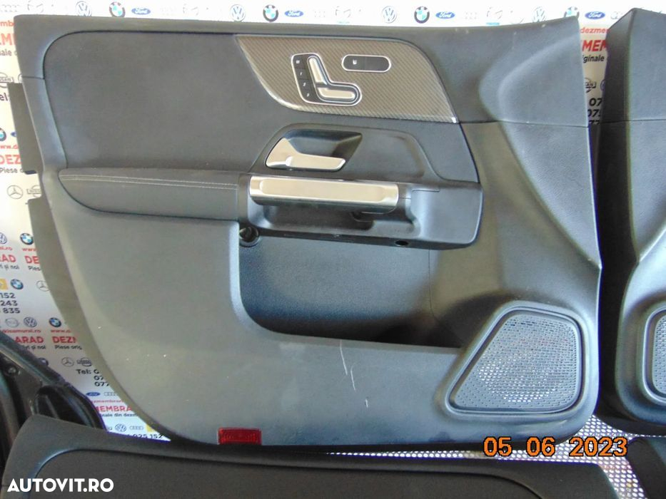Fete usi Mercedes GLB X247 dupa 2019 tapiterie fete usi interioare fat - 2