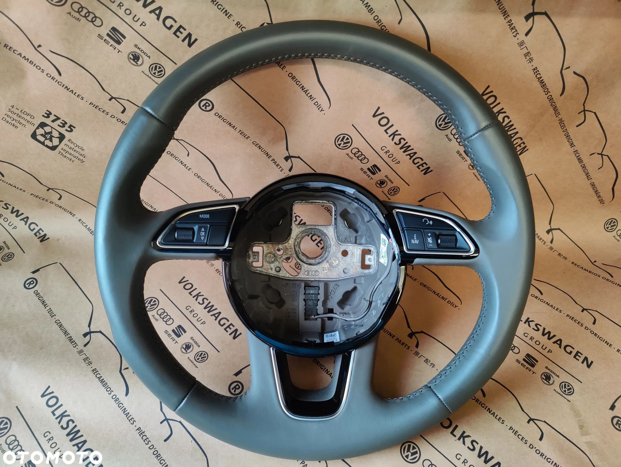 KIEROWNICA SKÓRZANA MULTIFUNKCJA AUDI Q5 8R 4L0419091AP - 1