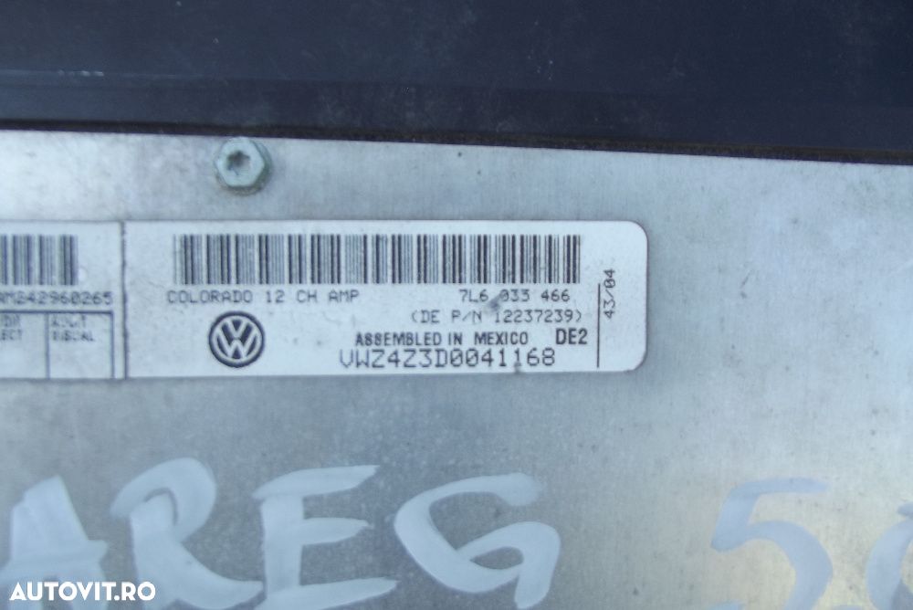 Amplificator Sunet VW Touareg 7L amplificator audio statie dezmembrez - 2