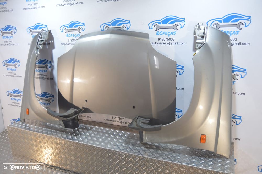 FRENTE COMPLETA NISSAN XTRAIL T30 CAPOT PARACHOQUES GUARDA-LAMAS REFORÇO - 10