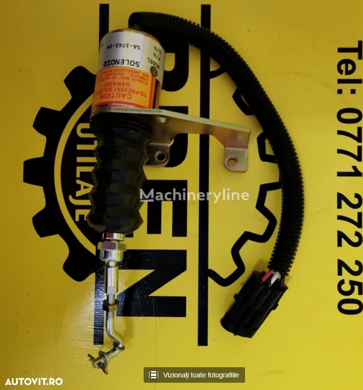 Altă parte componentă motor Solenoid/Opritor motor LIEBHERR (SA-3742-24) pentru excavator LIEBHERR - 1