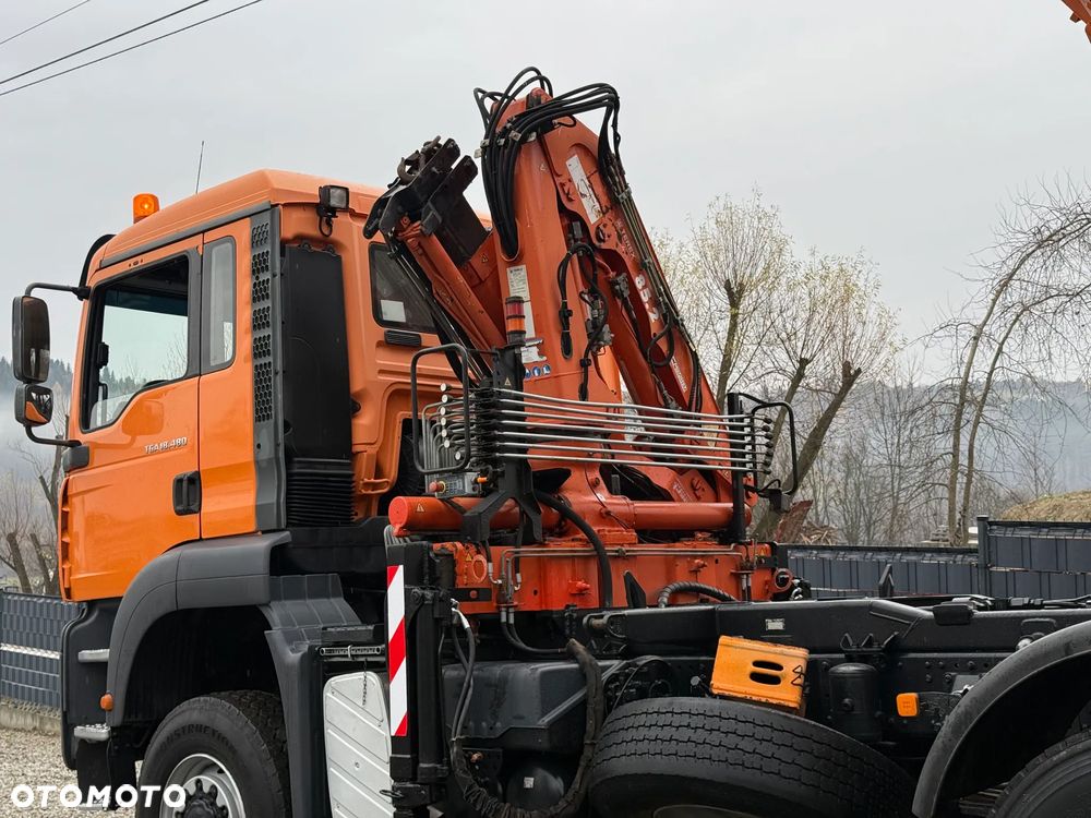 MAN * MAN 18 480 * KIPER WYWROTKA * 4x4 * HDS ATLAS 85* STAN BARDZO DOBRY * Sprowadzony - 23